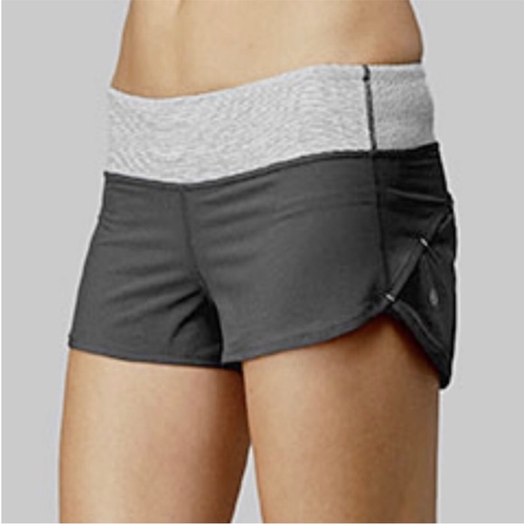 lululemon athletica Pants - Lululemon Run Speed Up Shorts in Gray Sz 4 #0047